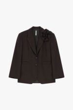 BLAZER PRETO COM FLOR APLICADA IMPERIAL - Image 4