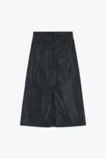 SAIA LÁPIS EFEITO PELE COM RASGO DIANTEIRO PRETA IMPERIAL - Image 4