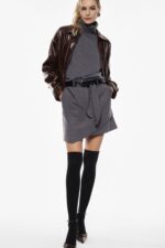 SAIA CINZA ESCURO COM CINTO IMPERIAL - Image 4