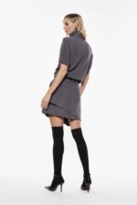 SAIA CINZA ESCURO COM CINTO IMPERIAL - Image 5