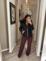 CASACO CURTO ACOLCHOADO PRETO PONTO CHIC - Image 2