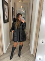 QUISPO PRETO COM PELO PONTO CHIC