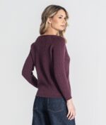 CAMISOLA BORDÔ COM TEXTURA RUGA - Image 2