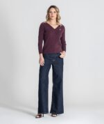 CAMISOLA BORDÔ COM TEXTURA RUGA - Image 3