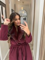 CASACO BORDEAUX COM PELO PONTO CHIC - Image 5