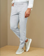 CALÇA CHINO SLIM FIT CINZA CLARO ZOLF