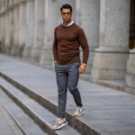 CAMISOLA TRCIOT DECOTE REDONDO CASTANHA ZOLF - Image 2