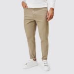 CALÇA RINGUE TAPERED BEGE ZOLF