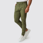 CALÇA CHINO CASUAL SLIM FIT VERDE ZOLF - Image 2