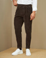 CALÇA BOMBAZINE COM CORDÃO CACAU ZOLF