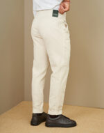 CALÇA BOMBAZINE COM CORDÃO BEGE ZOLF - Image 2