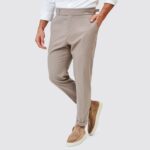 CALÇA TRESPASSE SEMI CLÁSSICA BEGE ZOLF