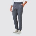 CALÇA TRESSPASSE DOIS BOTÕES SLIM FIT CINZA ZOLF - Image 4