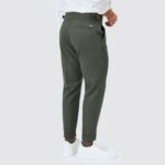 CALÇA TRESPASSE SEMI CLÁSSICA VERDE ESCURO ZOLF - Image 3