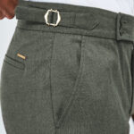 CALÇA TRESPASSE SEMI CLÁSSICA VERDE ESCURO ZOLF - Image 4