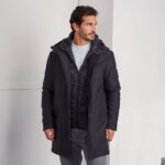 PARKA TÉCNICA IMPERMEÁVEL AZUL ZOLF - Image 2