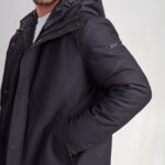 PARKA TÉCNICA IMPERMEÁVEL AZUL ZOLF - Image 3