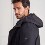 PARKA TÉCNICA IMPERMEÁVEL AZUL ZOLF - Image 4