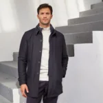 GABARDINE TÉCNICA IMPERMEÁVEL AZUL ZOLF - Image 2