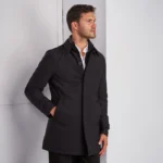 GABARDINE TÉCNICA IMPERMEÁVEL PRETA ZOLF - Image 3