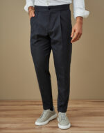 CALÇA ESTRUTURA DE ESPINHA AZUL ZOLF - Image 2