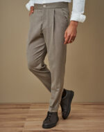 CALÇA ESTRUTURA DE ESPINHA CASTANHO ZOLF