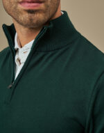 CAMISOLA TRICÔ COM FECHO VERDE ESCURO ZOLF - Image 2