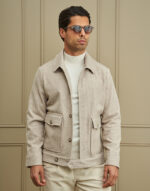 CASACO ESPINHA BEGE ZOLF