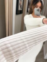 VESTIDO DE MALHA CRU PONTO CHIC - Image 4