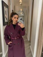 SOBRETUDO BORDÔ COM CINTO IMPERIAL - Image 3