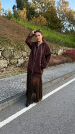 CASACO HOODIE CASTANHO RINASCIMENTO - Image 2