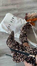 BOTINS DE LANTEJOULAS BRONZE RINASCIMENTO - Image 5