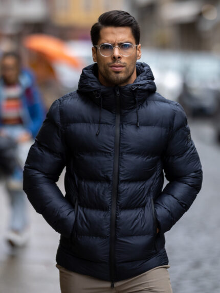 BLUSÃO ACOLCHOADO AZUL ZOLF