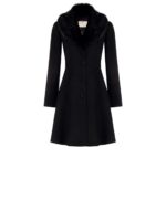 CASACO PRETO COM GOLA DE PELO RINASCIMENTO - Image 6