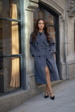 SOBRETUDO CINZA ANTRACITE COM CINTO IMPERIAL - Image 8