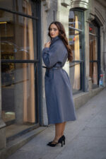 SOBRETUDO CINZA ANTRACITE COM CINTO IMPERIAL - Image 7