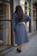 SOBRETUDO CINZA ANTRACITE COM CINTO IMPERIAL - Image 3