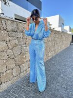 CALÇAS AZUL BEBÉ BRILHANTES RINASCIMENTO - Image 2