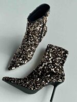 BOTINS DE LANTEJOULAS BRONZE RINASCIMENTO - Image 3