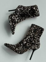 BOTINS DE LANTEJOULAS BRONZE RINASCIMENTO