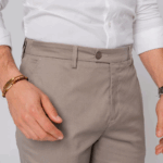 CALÇA CHINO SLIM FIT TAUPE ZOLF - Image 3