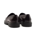 MOCASSINS SOLA COM RASTO EM PELE BORDEAUX ZOLF - Image 2