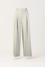 CALÇA CINTURA SUBIDA PINÇAS CINZENTO SAHOCO