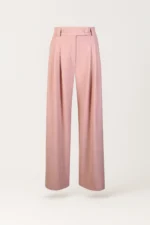 CALÇA CINTURA SUBIDA PINÇAS ROSA SAHOCO - Image 3