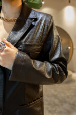 BLAZER EM ECOPELE CASTANHO RINASCIMENTO - Image 5