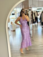 VESTIDO LANTEJOULAS LILÁS RINASCIMENTO - Image 2