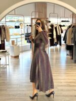 VESTIDO COMPRIDO MULTICOLOR METÁLICO RINASCIMENTO - Image 2