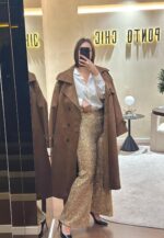 CALÇAS DOURADAS DE LANTEJOULAS RINASCIMENTO - Image 3