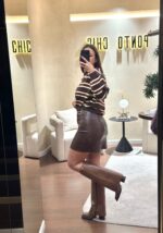 SAIA EM ECOPELE CASTANHA PONTO CHIC - Image 3