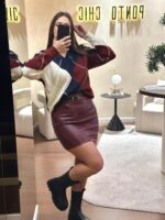 SAIA EM ECOPELE BORDEAUX PONTO CHIC - Image 3